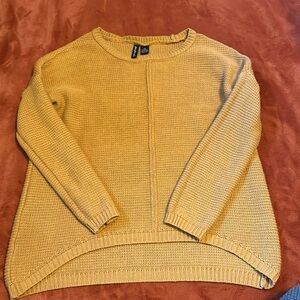 Mustard Yellow Free People Sweater